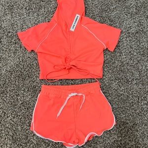 Orange Two Piece Outfit